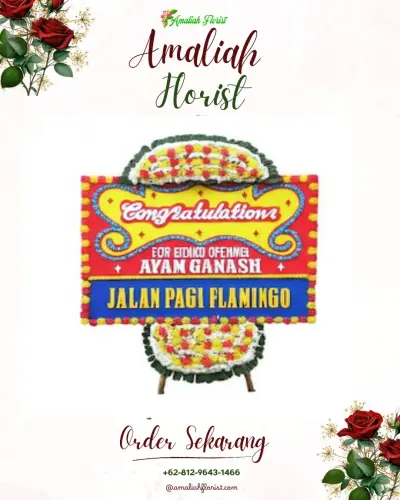 Bunga Papan Congratulation di Girilaya